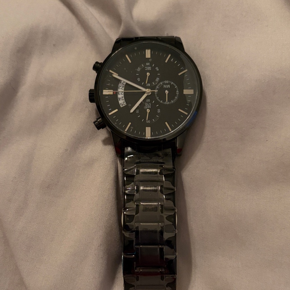 Black‎ Stainless Steel Watch